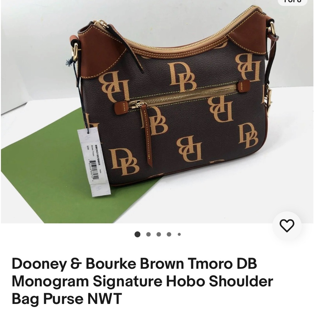 NWT Dooney and Bourke, satchel, brown